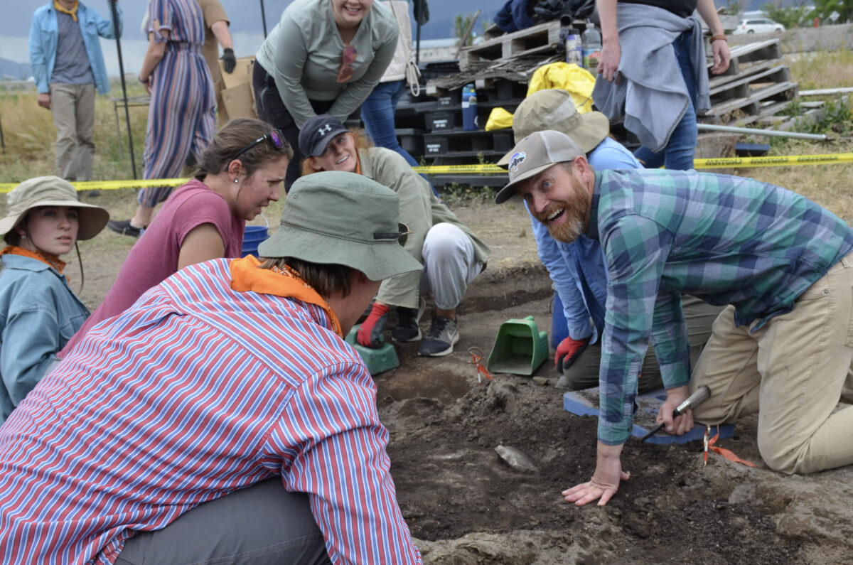BYU, er State students and faculty work together on Hinckley Mounds